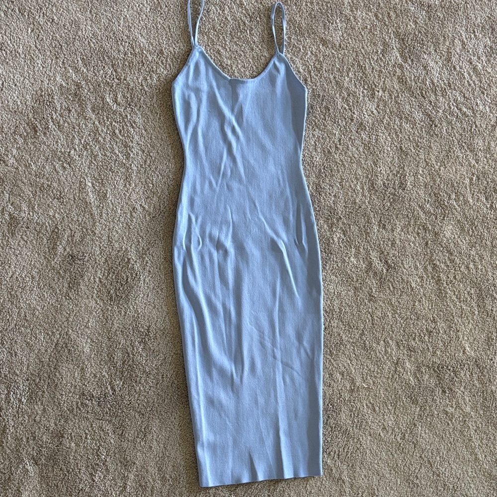 Superdown Sky Blue Midi Dress